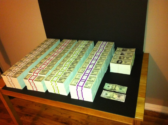 The prop cash looks good from all angles